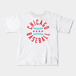 Chicago Pride Baseball Fan Tee: Wave Your Flag for Chi-Town's Finest! Kids T-Shirt